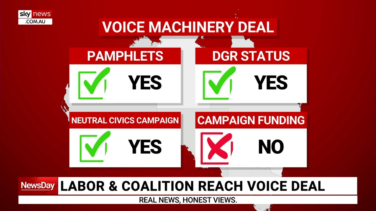 Labor and Coalition reach Voice to parliament Machinery Deal conclusions