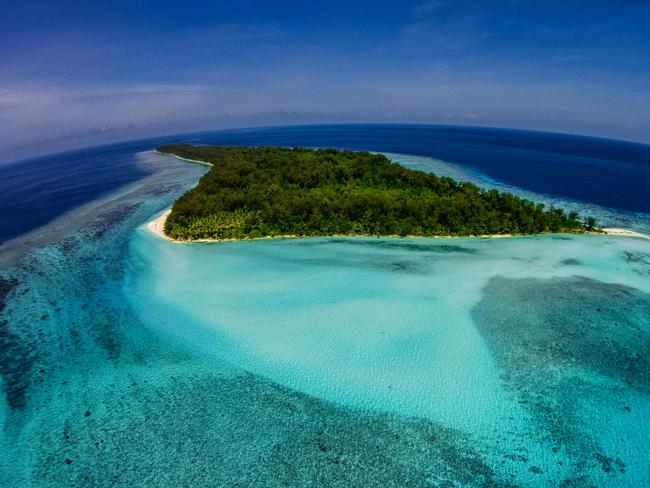 The object crashed 160km off the coast of Papua New Guinea in 2014. Picture: P&O