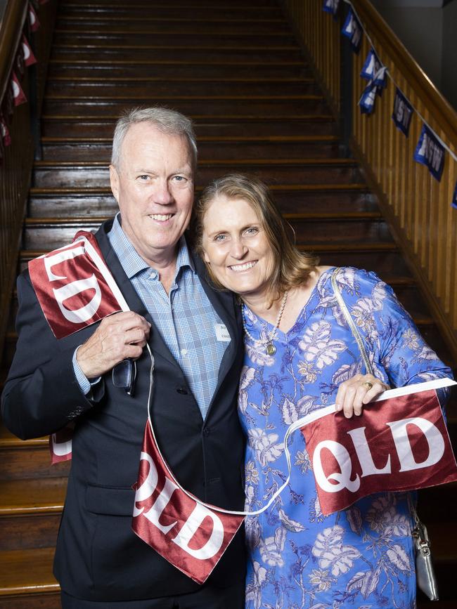 State of Origin: The Musical! Premiere, Princess Theatre Woolloongabba. David and Lisa Coates. 30.11.2019 - Picture: Renae Droop/RDW Photography