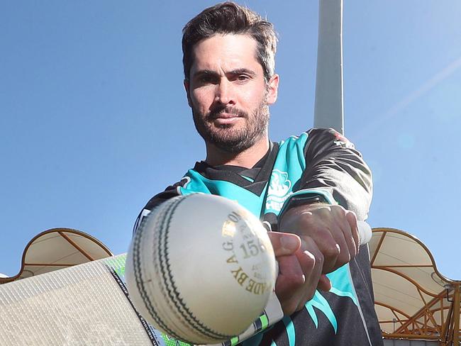 The Big Bash League is coming to Metricon Stadium this summer.Photo of Ben Cutting in front of Metricon Stadium.Photo by Richard Gosling