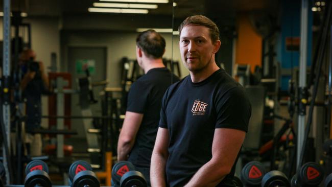 Gym owner Simon Johnson says the restrictions for gyms were ridiculous. Picture: Glenn Campbell