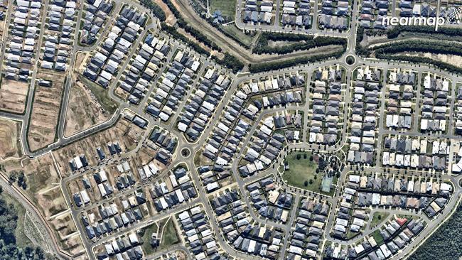 Aerial image of Upper Coomera taken in June 2017. Picture: Nearmap.