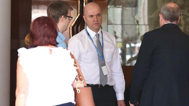 Gold Coast Director of infectious diseases Dr John Gerrard at Peppers in Broadbeach. Gold Coast Health staff inside Oracle Tower 2, after the first case of coronavirus was confirmed on the Gold Coast. Picture: Adam Head.