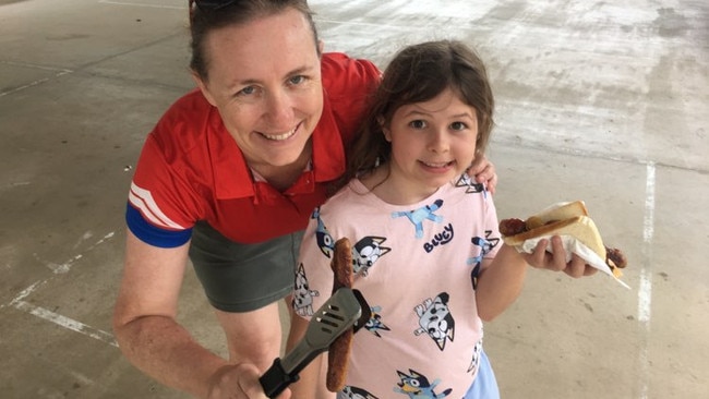 Democracy sausages at South Townsville and Oonoonba state schools, May 3.