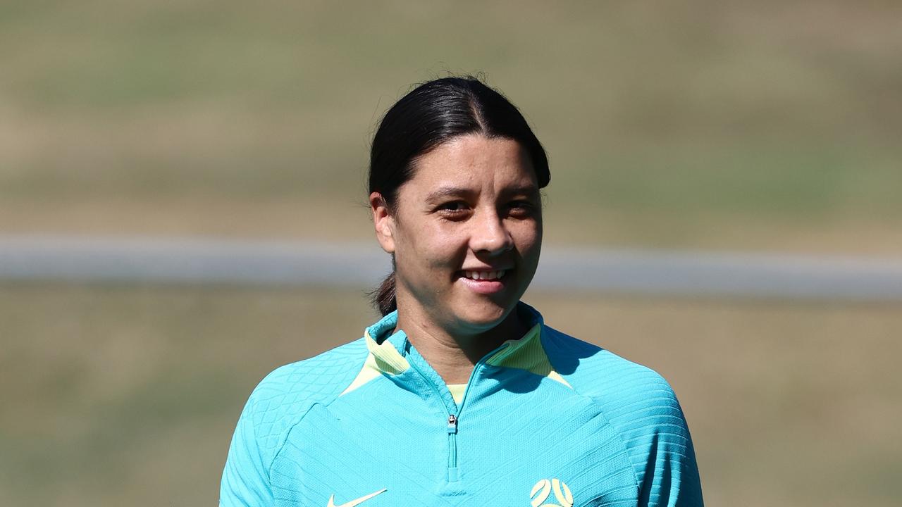 The news of Sam Kerr’s injuries broke hearts around the nation. (Photo by Chris Hyde/Getty Images)