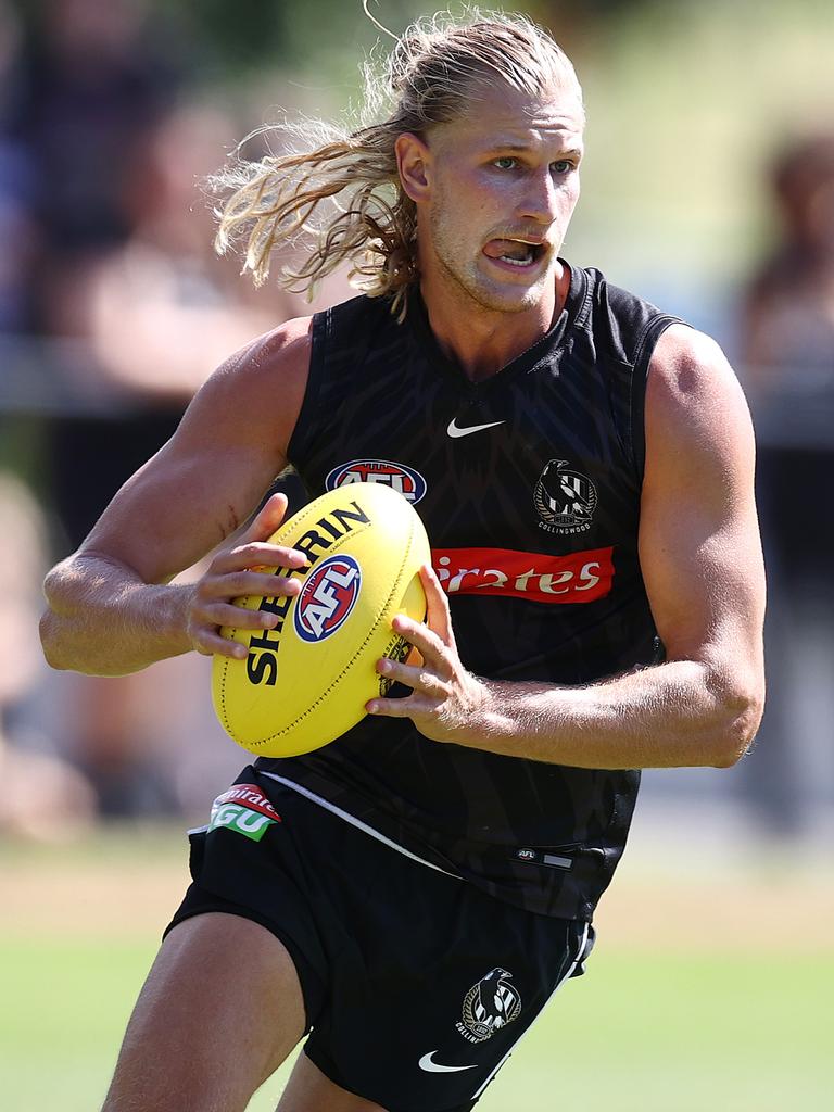 Tom Wilson at Collingwood training in 2022. Picture: Michael Klein