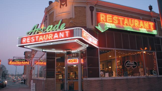 Arcade Restaurant, Elvis’s preferred diner for breakfast. Picture: Memphis Travel