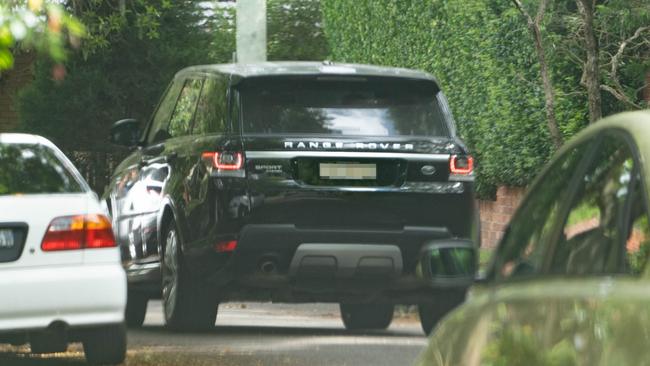 A car pulls into the Ms Joyner’s house in Gordon. Picture: Tom Parrish