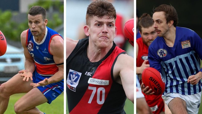 New additions to MPFNL clubs, from left, Luke Morgan, Liam McKenna and Lachlan Shaw.