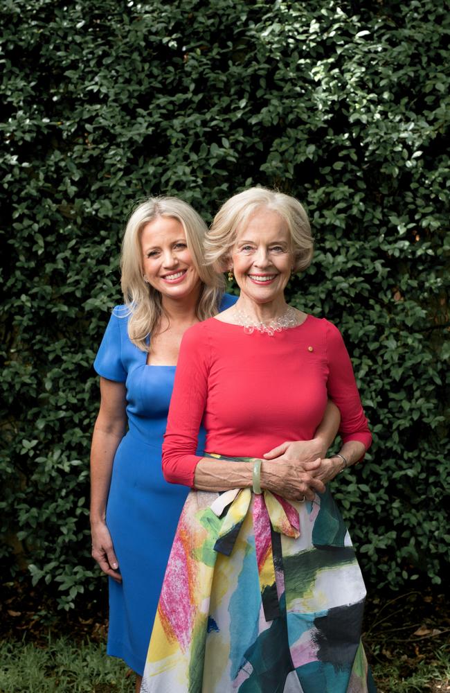 Quentin Bryce and daughter Chloe Shorten. Picture: David Kelly