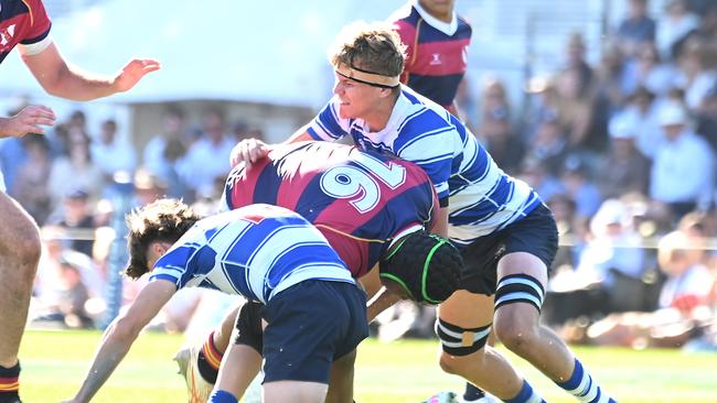 GPS first XV rugby grand final, Nudgee College Vs BSHS. Saturday September 7, 2024. Picture, John Gass