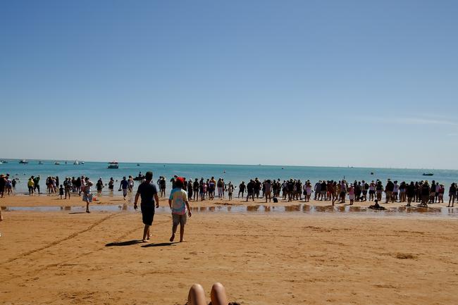 Perfect dry season conditions for the 2019 Beer Can Regatta at Mindel Beach. Pic Glenn Campbell