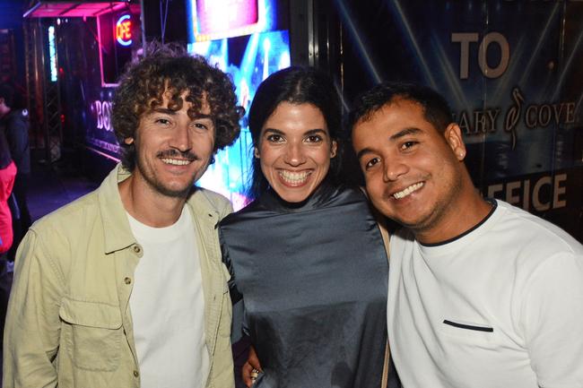 Erind Spahiu, Nory Piedra and Raul Freitas at Latino Fever, Sanctuary Cove Theatre. Picture: Regina King