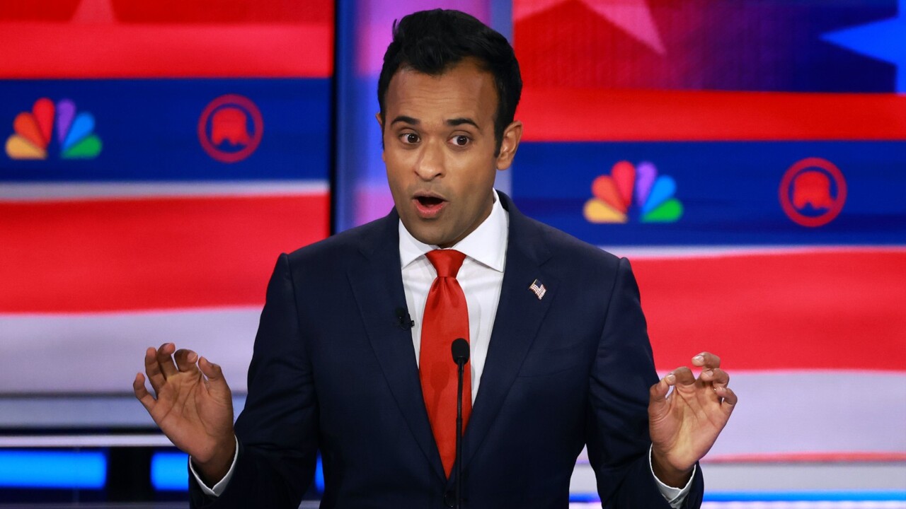 Vivek Ramaswamy takes aim at Republican Party and ‘rotten leftist media’ in debate