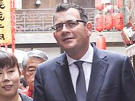 MP Marsha Thomson with Daniel Andrews as “special adviser” to the PremierChengdu - China. Picture: Instagram