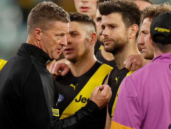 Damien Hardwick’s personal issues are back in the spotlight. (Photo by Michael Willson/AFL Photos via Getty Images).