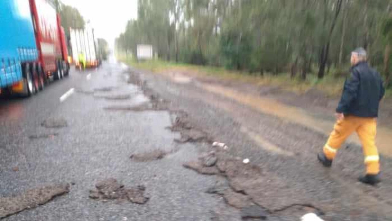 Aftermath of flooding in Dallarnil where 400mm+ of rain fell in just hours.