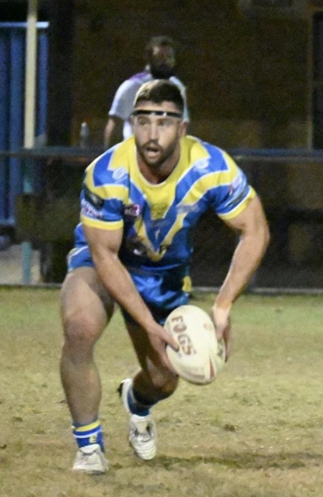 Gympie Devils hooker Haydin Elsebach in action.