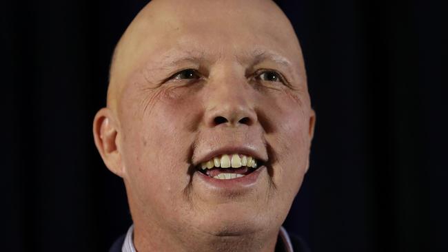 Federal Election 2022 seat of Dickson. Defence Minister and Federal Liberal member for Dickson, Peter Dutton arrives at his party in Brendale.  Picture: Zak Simmonds