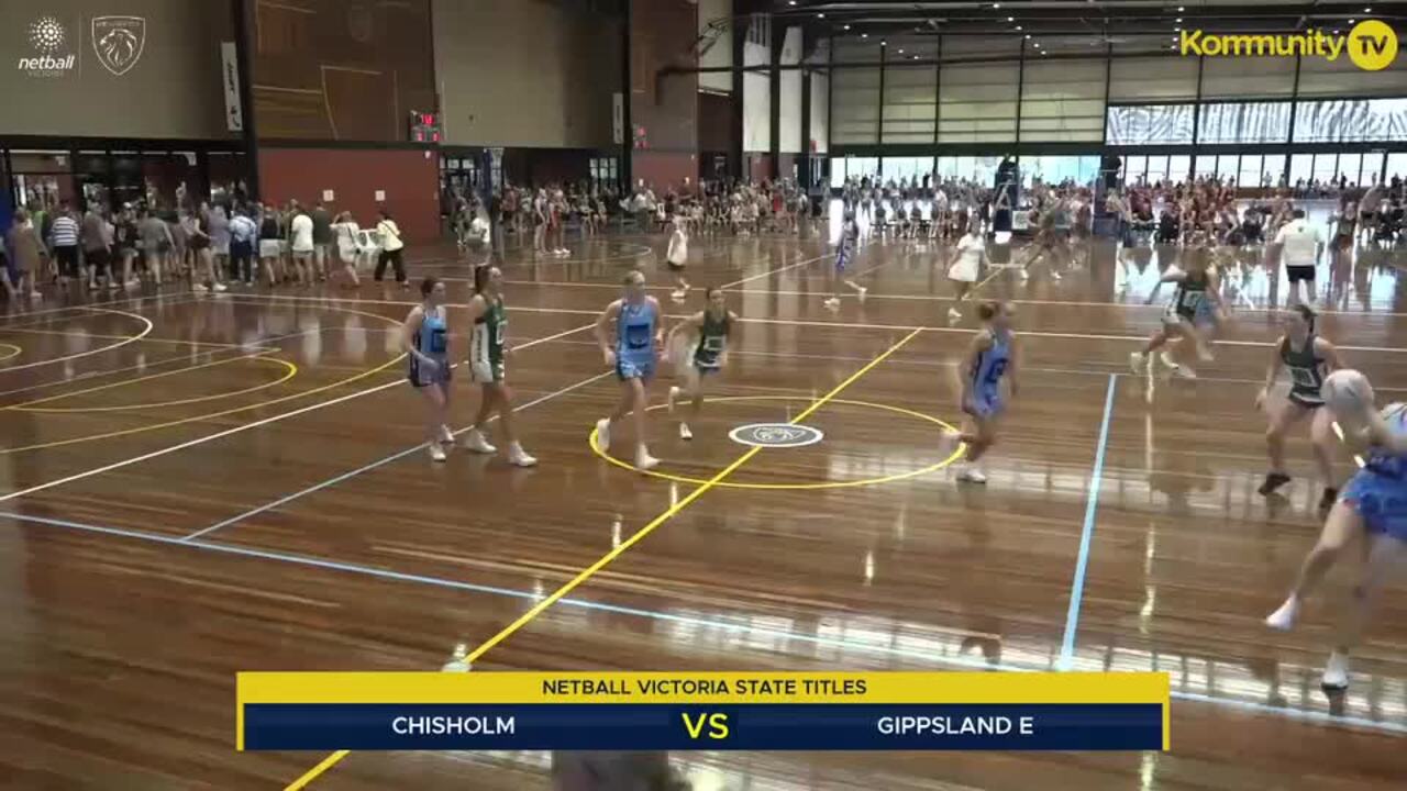 Replay: Chisholm v East Gippsland (Open) - 2025 Netball Victoria State Titles Day 3