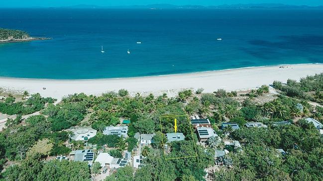 The property is located across from Fisherman’s Beach on Great Keppel Island. Picture: Contributed