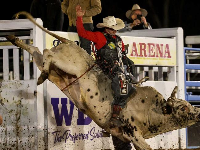 Toowoomba Bull rider Clay Hall is set to take part in the Bikes Bulls arena tour. Picture: Supplied