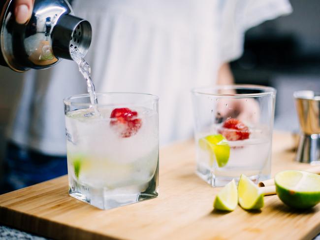 Switching to a slimline tonic with your gin will save 40 calories. Picture: iStock