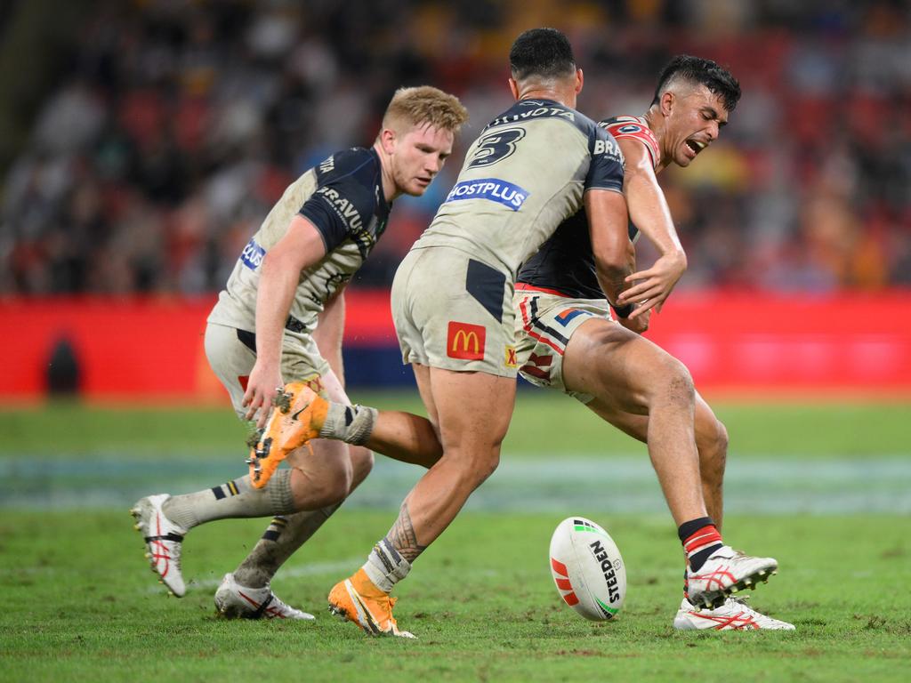 Joseph Aukuso-Suaalii had an ordinary game against North Queensland. NRL Imagery