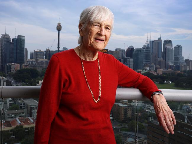 25/9/24: Elizabeth Evatt, 90, former chief justice of the Family Court of Australia at her home to go with Health series - Aging well. John Feder/The Australian.