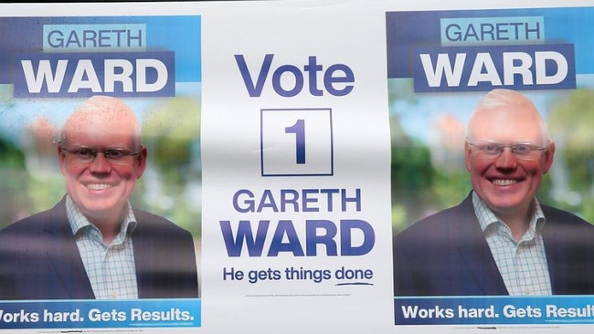 A how-to-vote card for Gareth Ward.