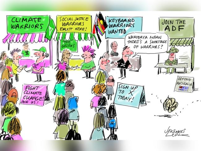 Johannes Leak Commentary cartoon for 01-02-2025Version: Commentary Cartoon  (4:3, 1024x768 - Aspect ratio preserved, Canvas added)COPYRIGHT: The Australian's artists each have different copyright agreements in place regarding re-use of their work in other publications.Please seek advice from the artists themselves or the Managing Editor of The Australian regarding re-use.