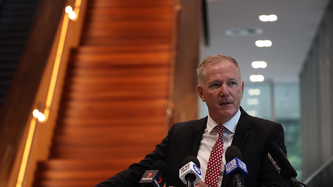 NSW Police Commissioner Mick Fuller says the proposal – to create a smartphone application that romantic partners could use to say yes to sex, in order to combat sexual crimes – could be a conversation-starter and a step on the way to tackle the issue. Picture: NCA NewsWire/Dylan Coker