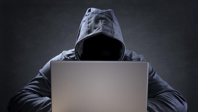 A person committing cyber crime. Picture: File