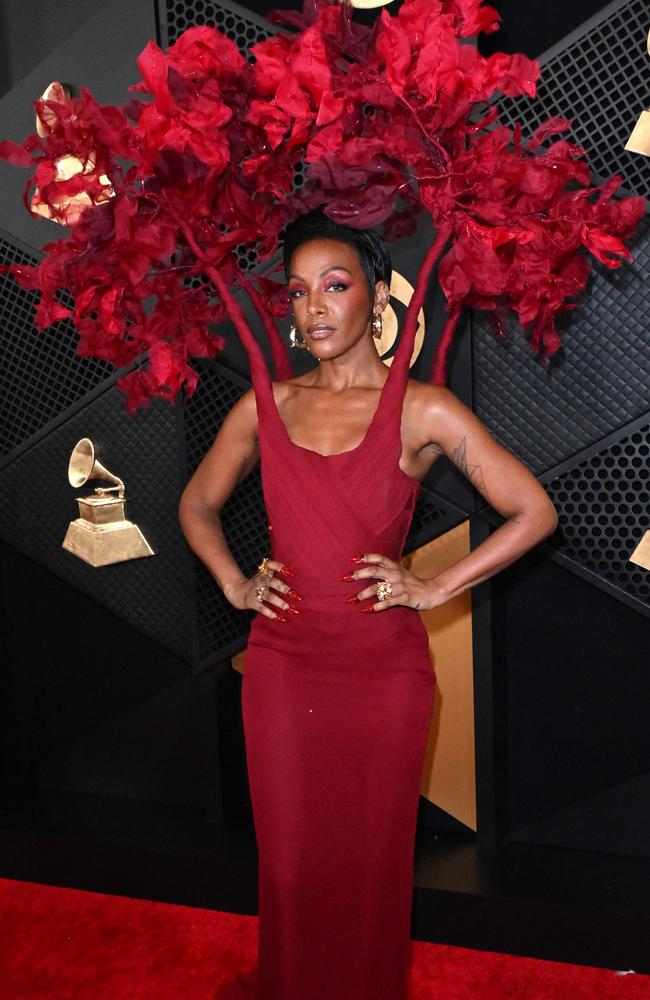US singer Dawn Richards, at the Grammys n 20204, also testified against Sean Combs. (Photo by Robyn BECK / AFP)