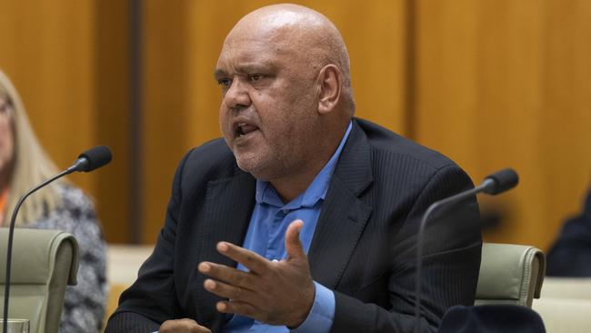 Noel Pearson attends the working committee for the voice to parliament. Picture: Martin Ollman