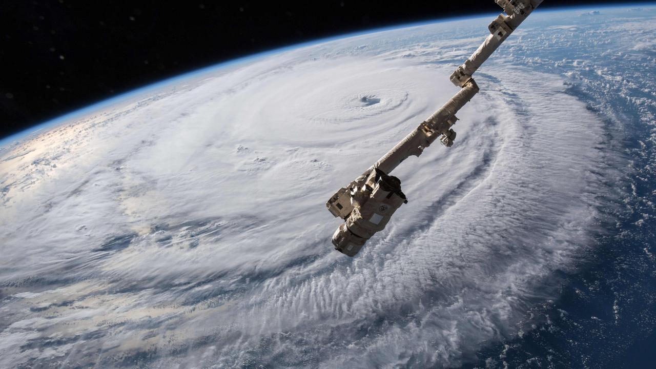 Hurricane Florence on September 12, 2018, photographed from space. Picture: AFP/NASA