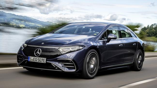 The EQS is set to replace the S-Class at the top of the Mercedes range. Picture: Supplied.