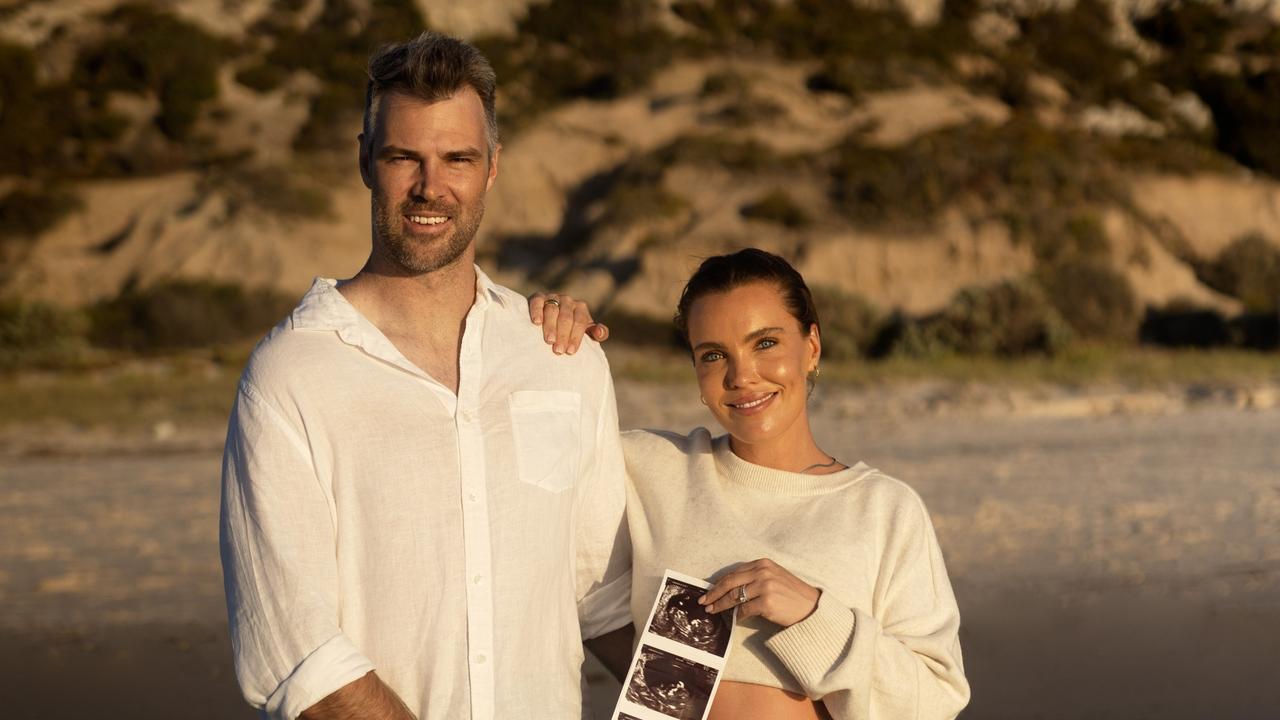 Abbey Holmes expecting first child with husband Keegan Brooksby