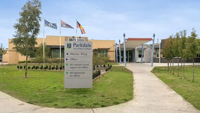 A social worker told boys at Parkdale Secondary College they were ‘oppressors’ if they were white, male and Christian. Picture: O'Brien Real Estate