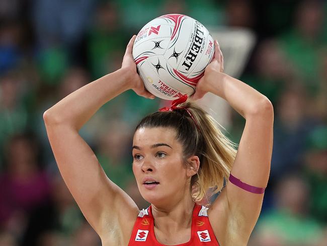 Allie Smith and the Swifts must beat the league leaders if they are to turn their season around. Picture: Paul Kane/Getty Images