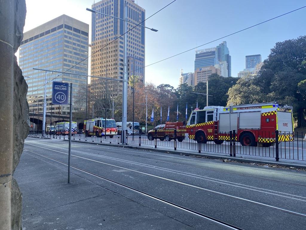 Commuter chaos unfolded after the incident.