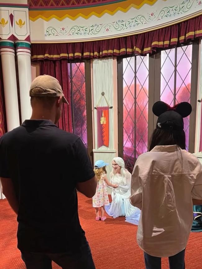 Photo from Meghan Markle's instagram showing Prince Harry and Meghan Markle with their kids on a visit to Disneyland. Pic Instagram