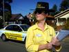 Water restrictions story... Melanie Prior Water Restriction Patrol Officer No.7 on the streets, Nth Shore, Sydney...Photo:Alan Pryke 7-2-04