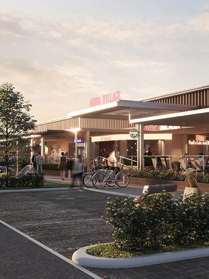 Artist's impression of future shopping centre in Akuna Vista estate, Schofields. Picture: Supplied