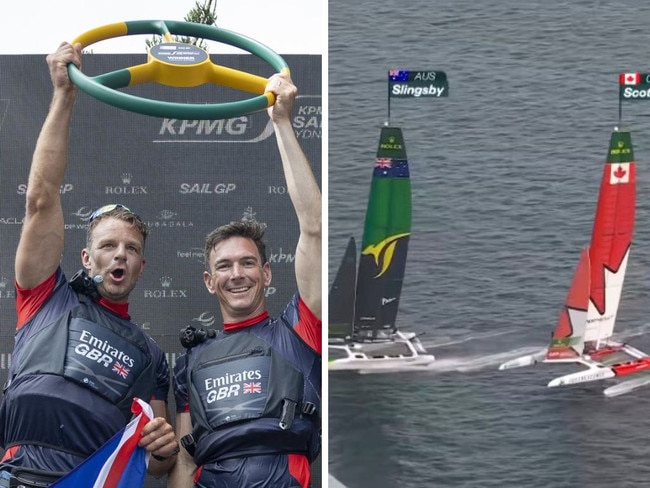 Great Britain beat Australia to win SailGP Sydney.