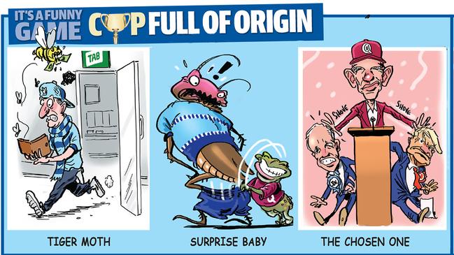 Cup full of Origin: Toons by Boo Bailey.