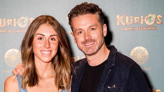 Jock Zonfrillo with his eldest daughter Ava in Melbourne last year. The silver lining of COVID was that the chef was able to spend time with three of his four children. Picture: Tim Carrafa/Supplied