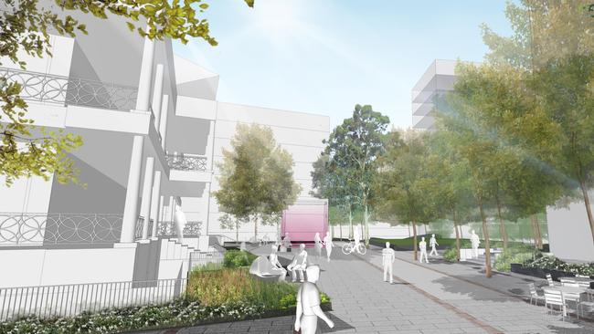 Lot Fourteen frontage artist impressions. Supplied: State Government