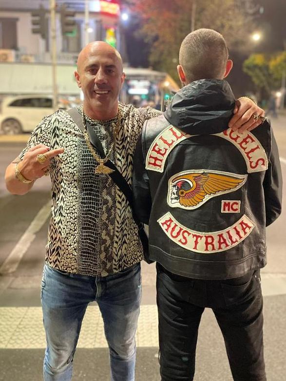 Hells Angels president Luke Moloney has a relatively sedate collection of tattoos compared to some other outlaw bikies.