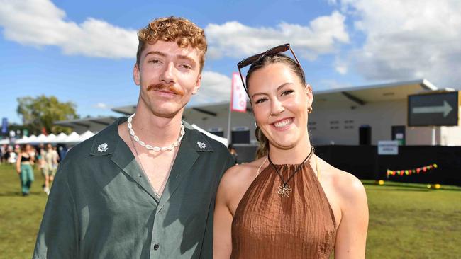 Nick Boyd and Gemma Schaller at Groovin the Moo, Sunshine Coast 2023. Picture: Patrick Woods.